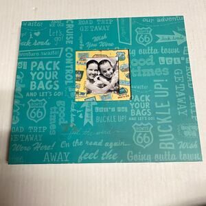 K & Company 8.5" x 8.5" Road Trip Roadtrip Scrapbook Blue